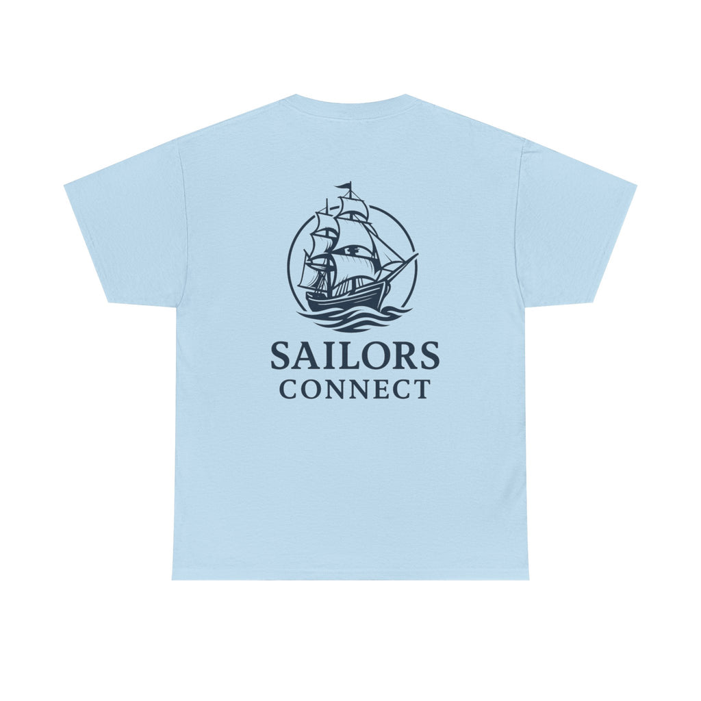 Sailors Connect T‑Shirt — Vintage Tall Ship Nautical Tee