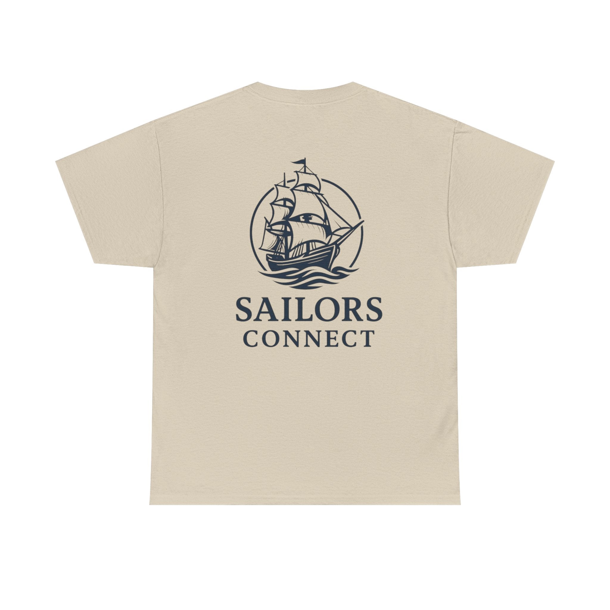 Sailors Connect T‑Shirt — Vintage Tall Ship Nautical Tee