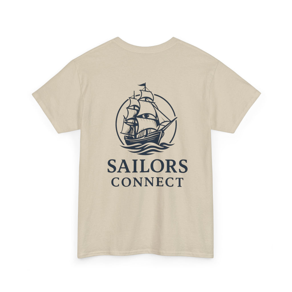 Sailors Connect T‑Shirt — Vintage Tall Ship Nautical Tee